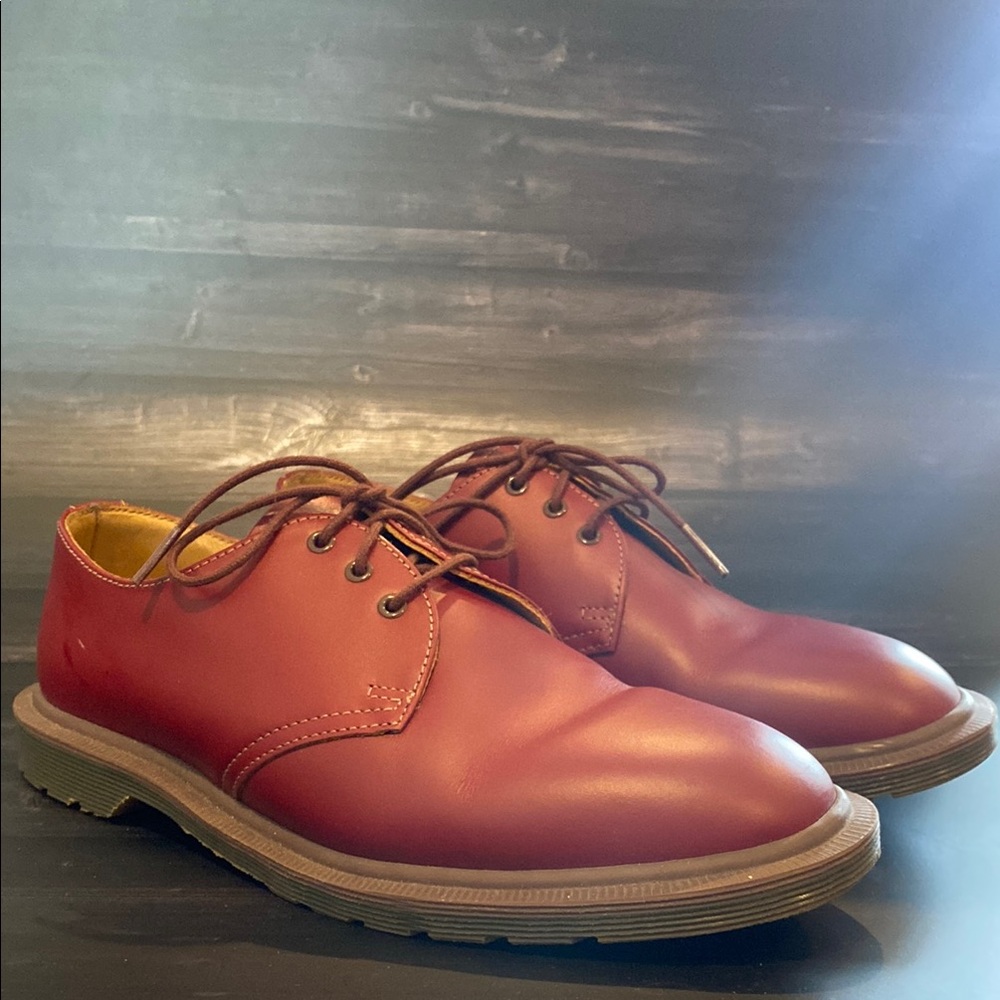 Dr. Martens Cherry Oxfords MADE IN ENGLAND 80s deadstock